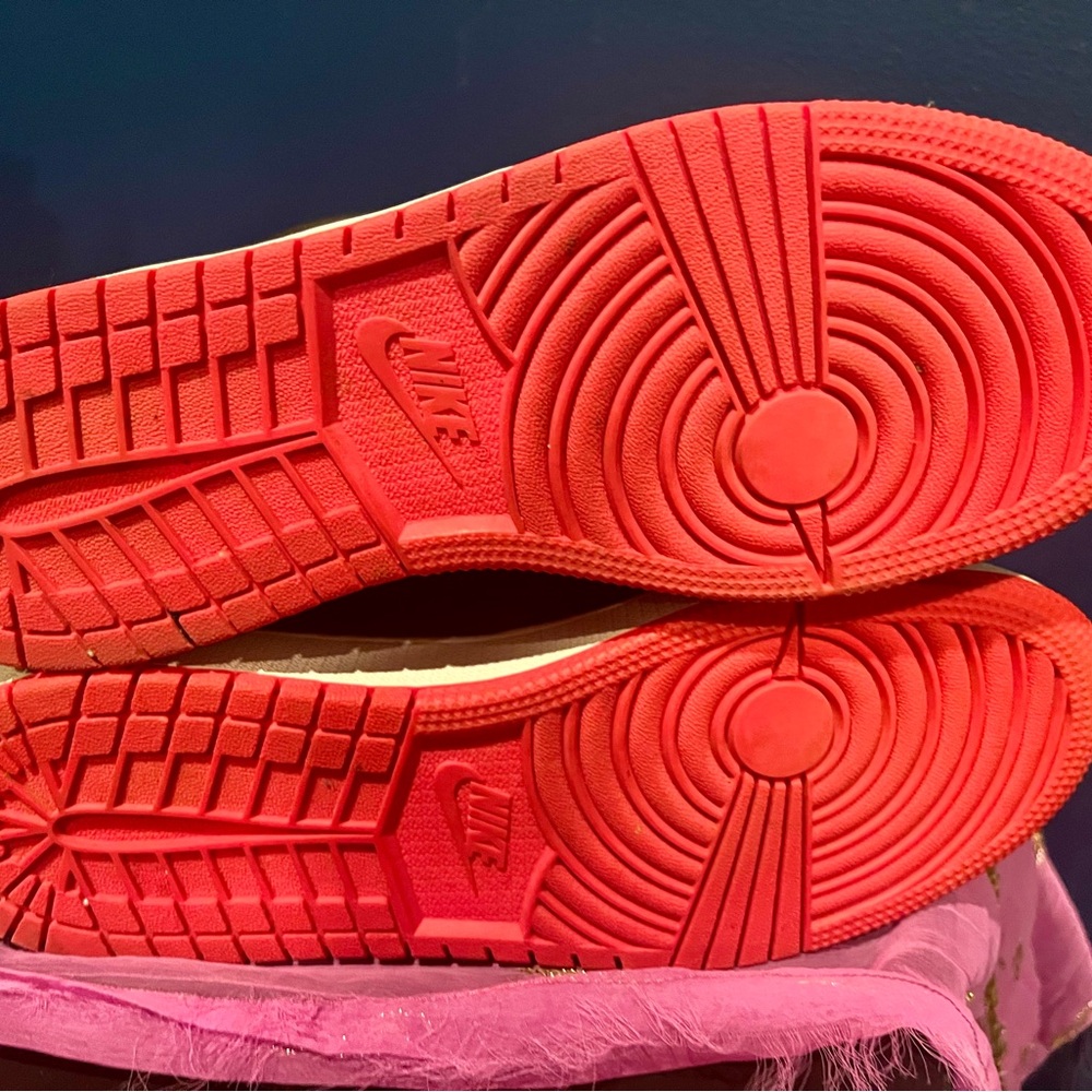 Nike Air Jordan 1 Flight 5 pink detail size 7.5Y - Picture 3 of 5